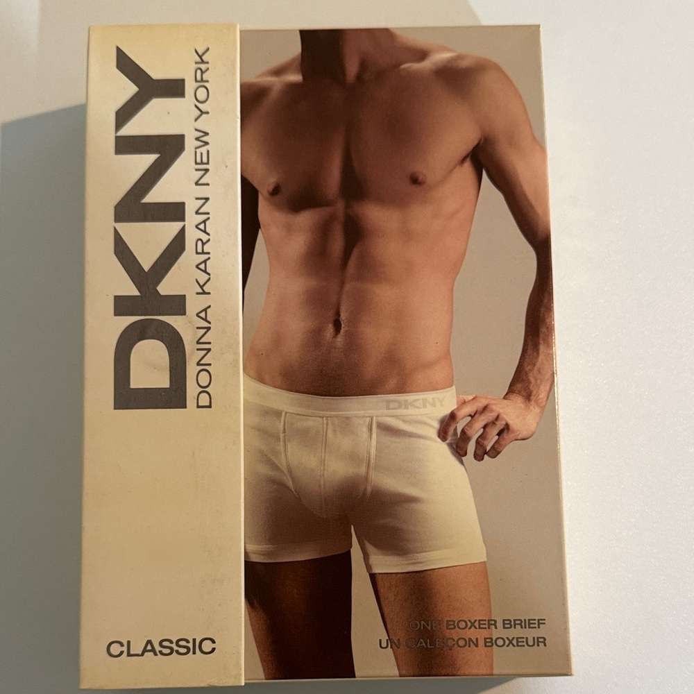 DKNY Men's Heather Gray Classic Boxer Brief.